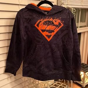 Superman hoodie, size XS (4-5).